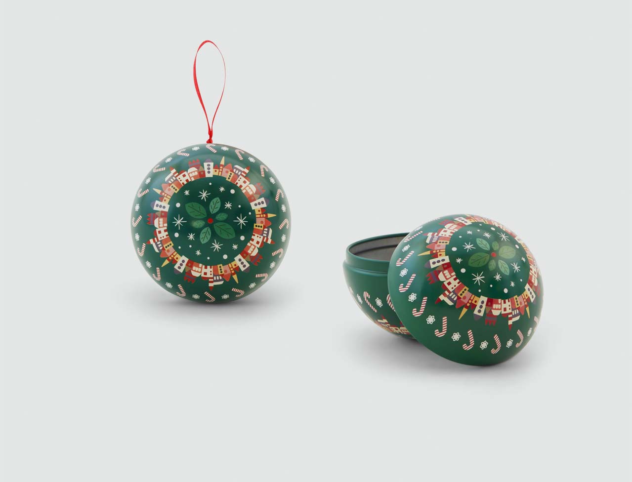 Pallina natalizia “Città in festa”