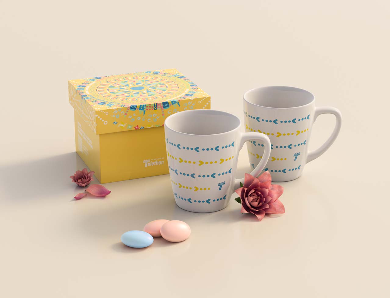 Set 2 mug “Insieme andiamo lontano”