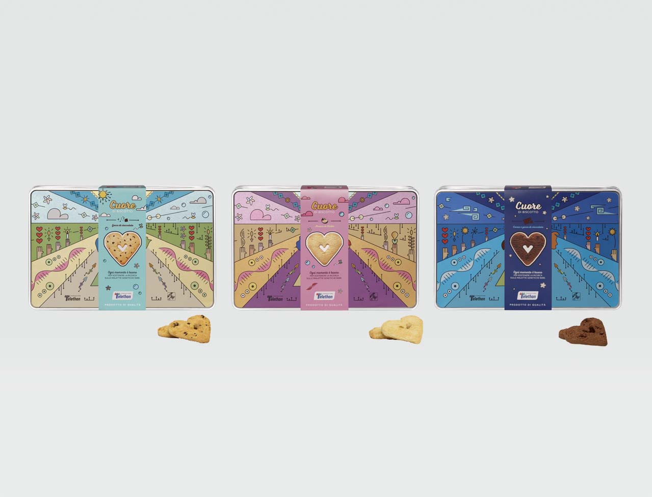 Set 3 Cuori di biscotto
