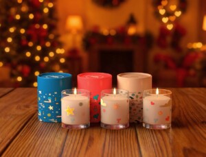 Tris di candele profumate 2025