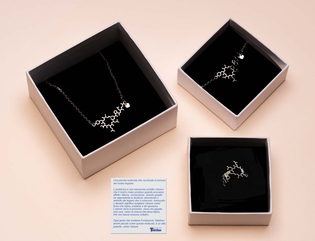 Parure “La molecola perfetta”